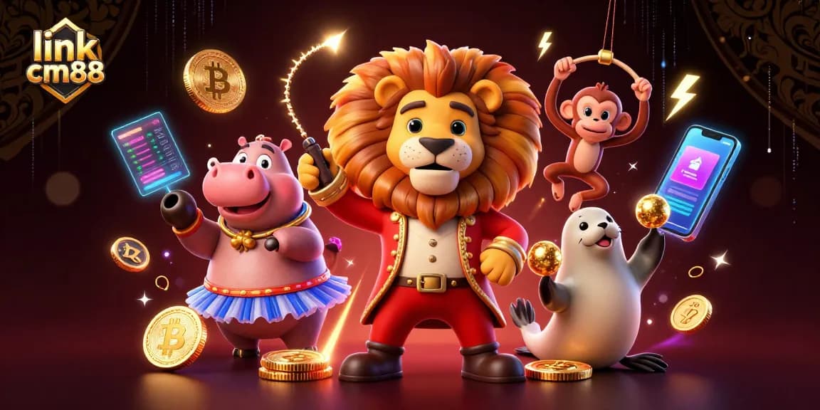 Engage in thrilling gameplay at link cm88 with vibrant casino characters and elements.