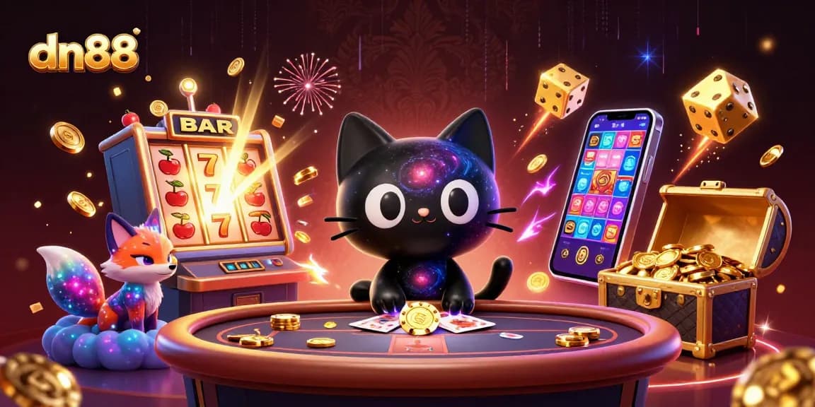 Engage with dn88's thrilling casino adventures featuring cosmic characters and vibrant game elements.