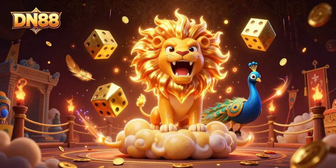 Experience thrilling gameplay at DN88 with dynamic casino illustrations, showcasing rich visuals and vibrant scenes.