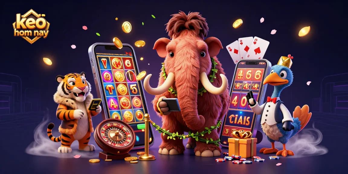 Experience the excitement of keo nha cai hom nay with a bouncer, VIP guest and doorman in a bustling casino.