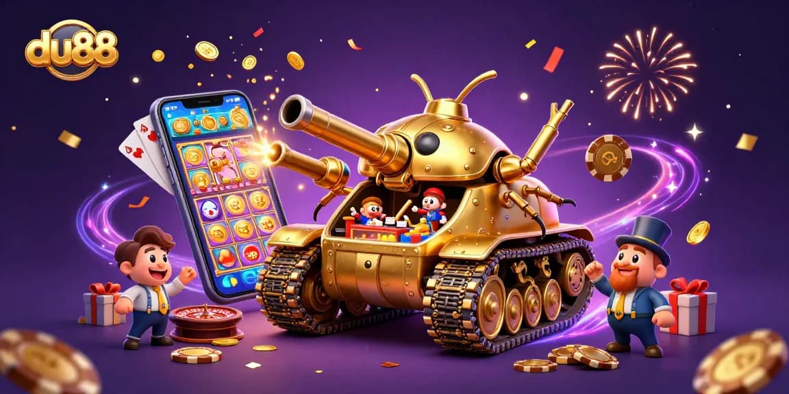 Join the excitement of du88 with a vibrant casino scene from a golden beetle tank.
