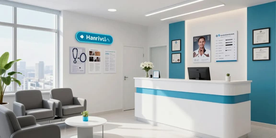 Hair transplant Istanbul consultation at a modern health clinic, promoting patient care and expert healthcare services.