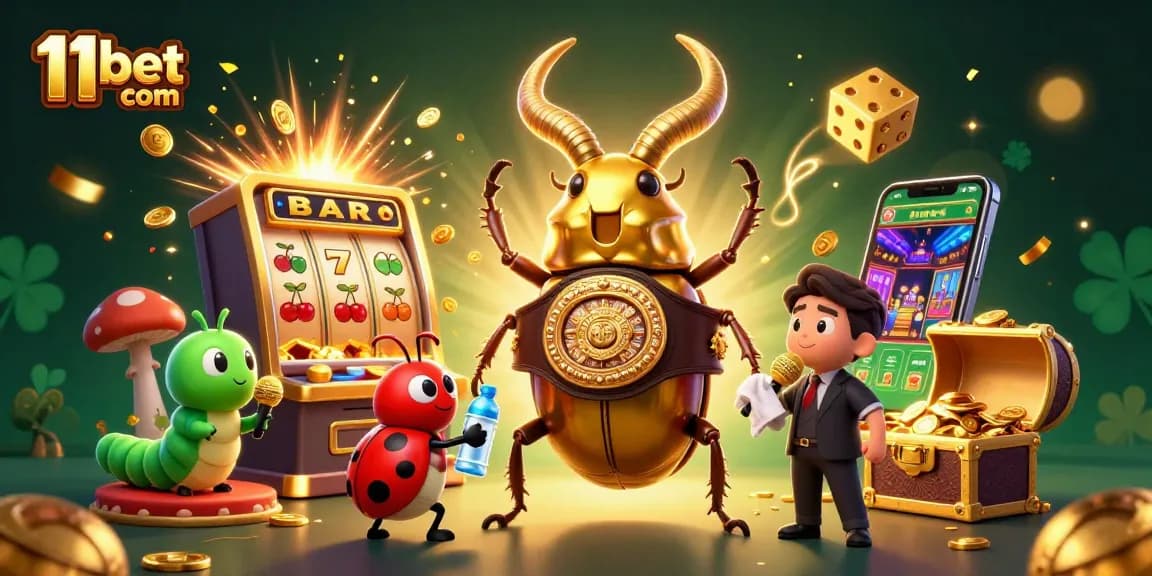 Visualize thrilling gameplay with 11bet com's vibrant slot scenes featuring dynamic characters and jackpots.
