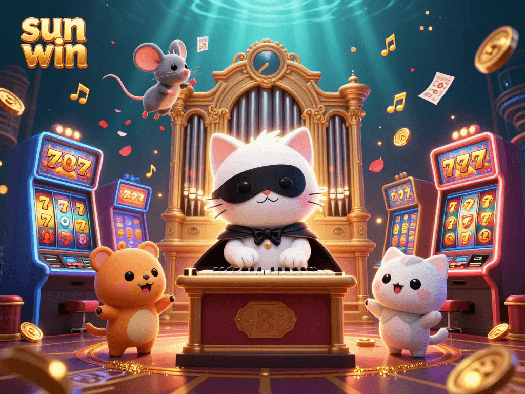 Experience thrilling slot action at sun win with vibrant gaming elements and iconic characters.