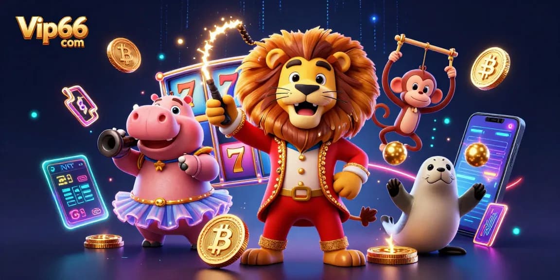 Engage with thrilling games at Vip66 com featuring lively characters and vibrant slot elements.