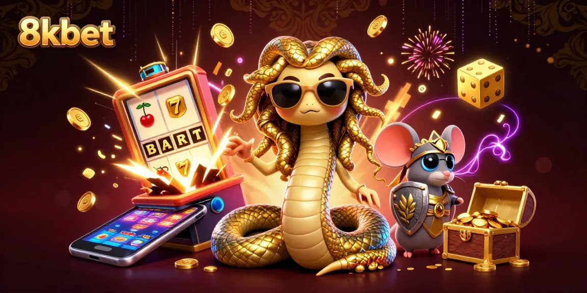 Experience thrilling wins with 8xbet in a vibrant casino scene filled with excitement and golden treasures.