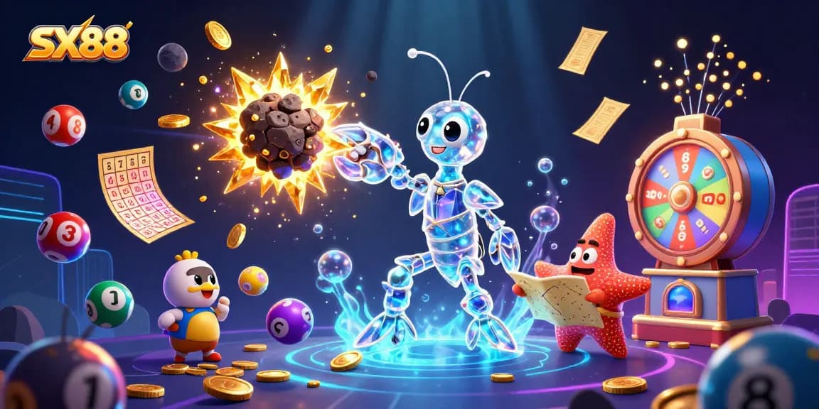 Experience the thrilling SX88 gaming with galactic themes and dynamic lottery elements.