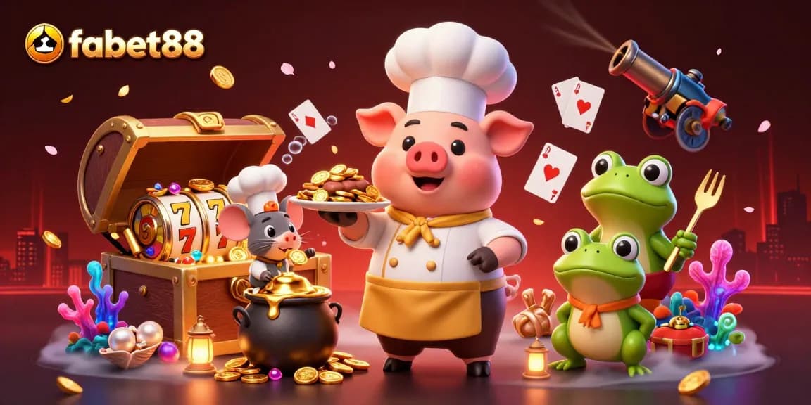 Experience exciting gameplay at fabet88 with vibrant characters and dynamic casino-themed elements.