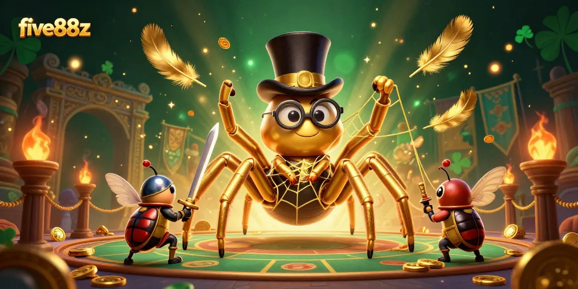 Experience thrilling betting action with five88z in a vibrant 3D casino scene filled with excitement.