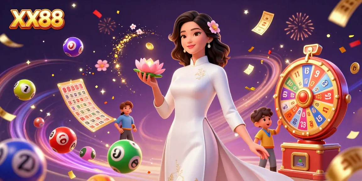 Engage in winning strategies at XX88 with dynamic lottery elements in a vibrant casino setting.