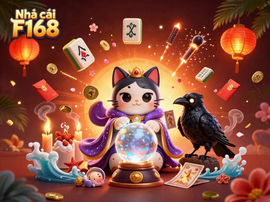 Experience the thrill at Nhà cái F168 with dynamic casino elements and enchanting characters.