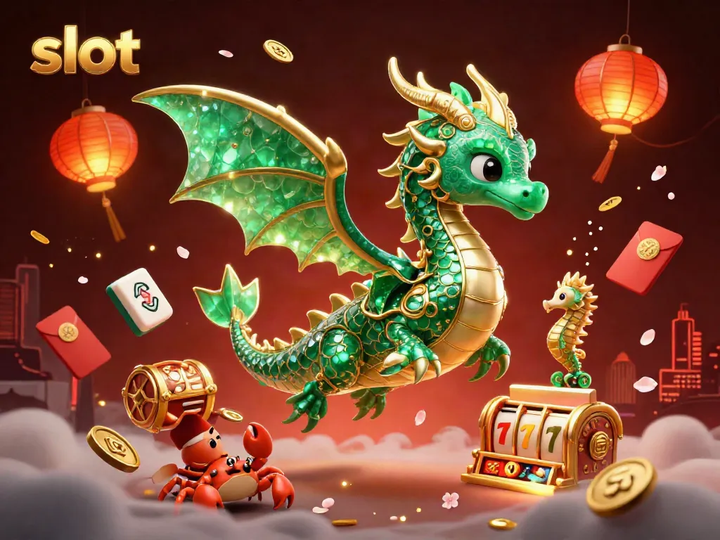 Experience thrilling jackpots with creative slot elements in a vibrant casino scene.