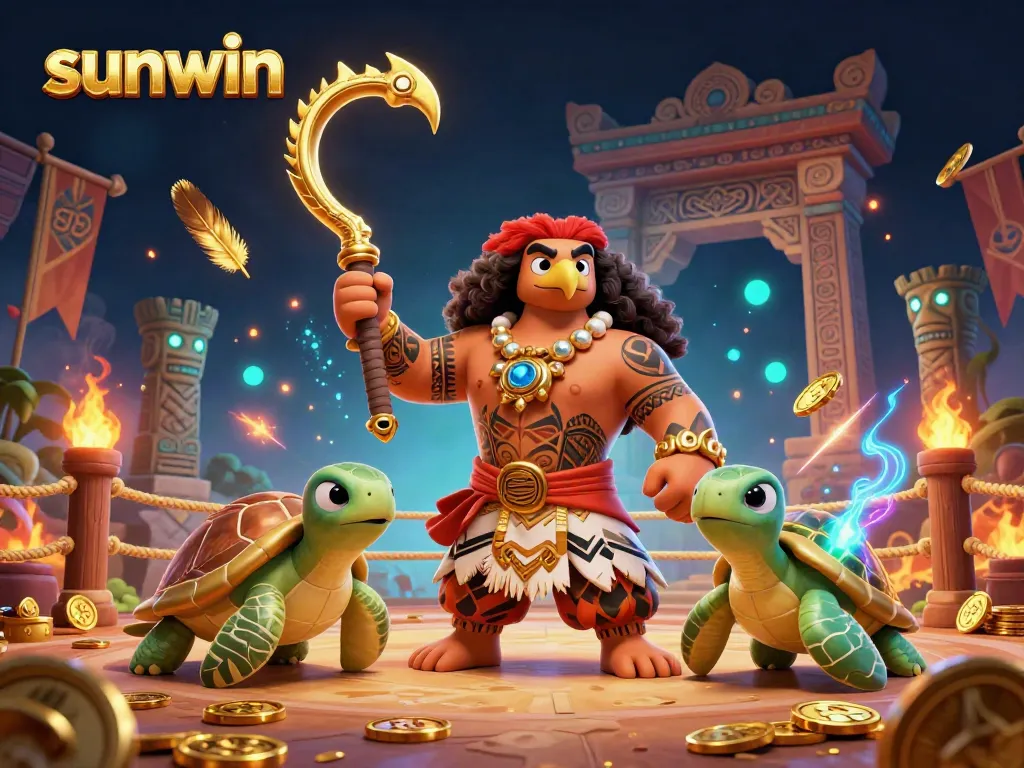 Explore exciting games at sunwin, where a 3D Maori demigod searches for fortune in a vibrant casino.