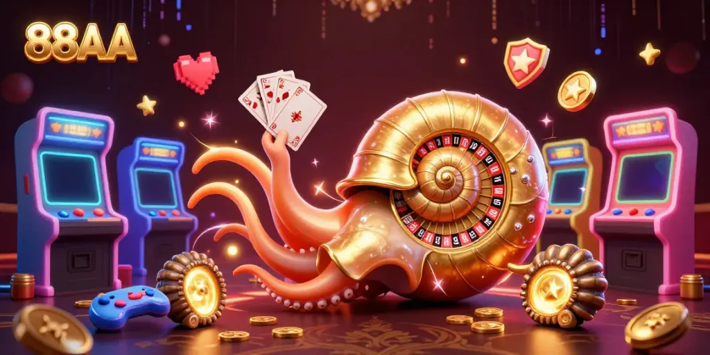 88AA offers a thrilling casino experience with vibrant games and colorful characters.