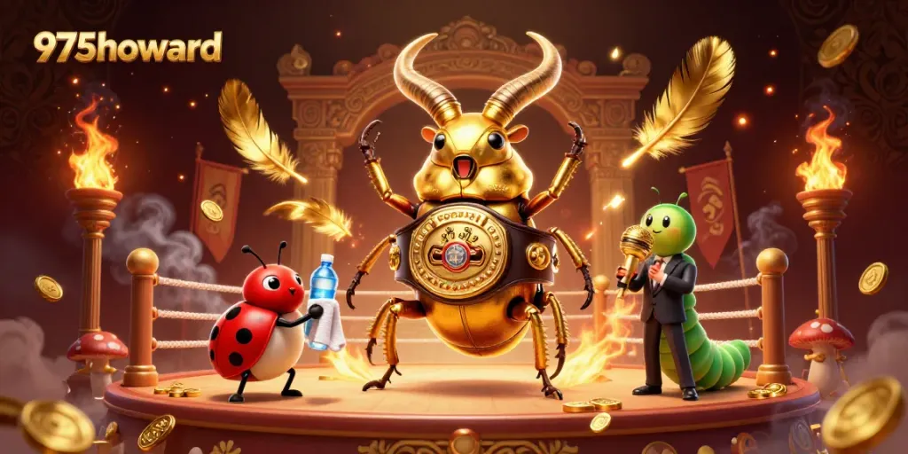 Experience the excitement at 975howard with a vibrant 3D illustration of unique casino elements.