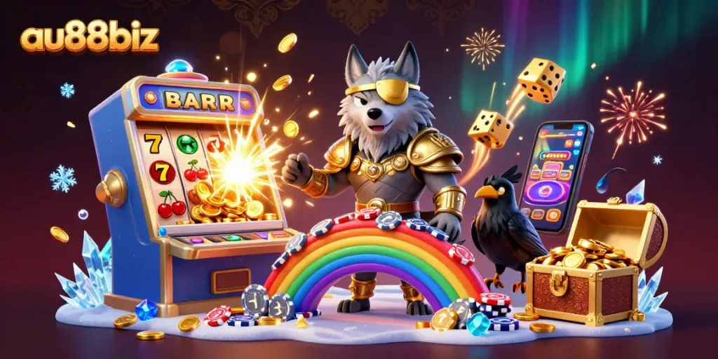 Spin and win with au88biz while exploring the vibrant casino atmosphere and Greek mythology