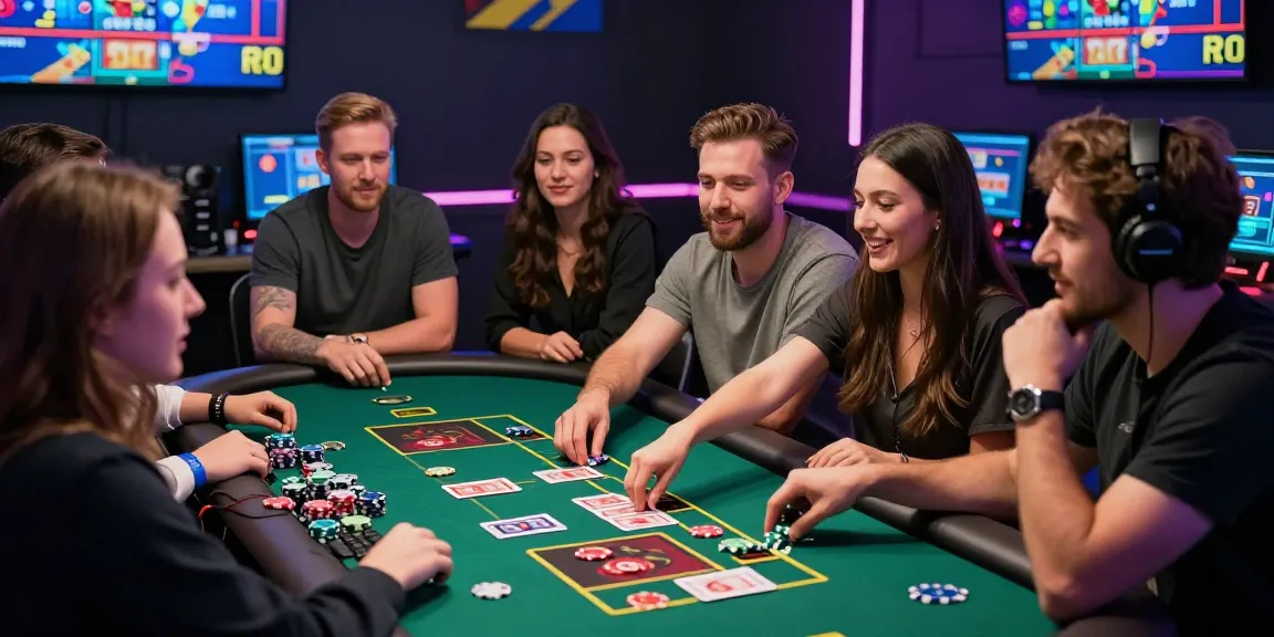 Exciting live gaming experience at bl555 with friends enjoying real dealer games.