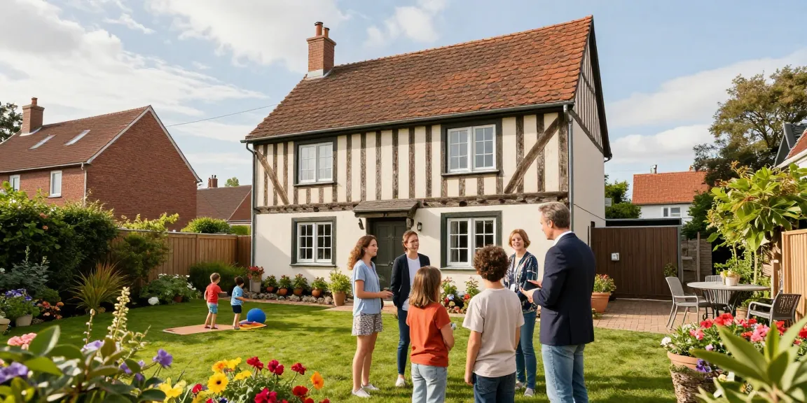 Charmantes Fachwerkhaus präsentiert von https://www.ihr-immoteam-hoedl.de/ mit erkundenden Familien und Garten, vermittelt persönliche Verbindung.