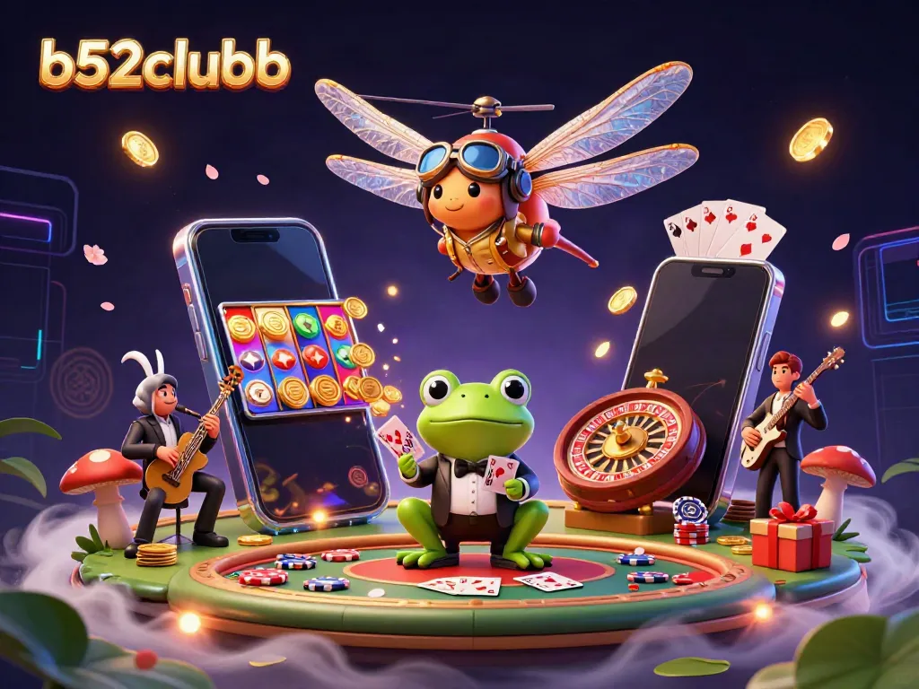 Experience the thrill of b52clubb with our vibrant casino scene featuring your favorite games.