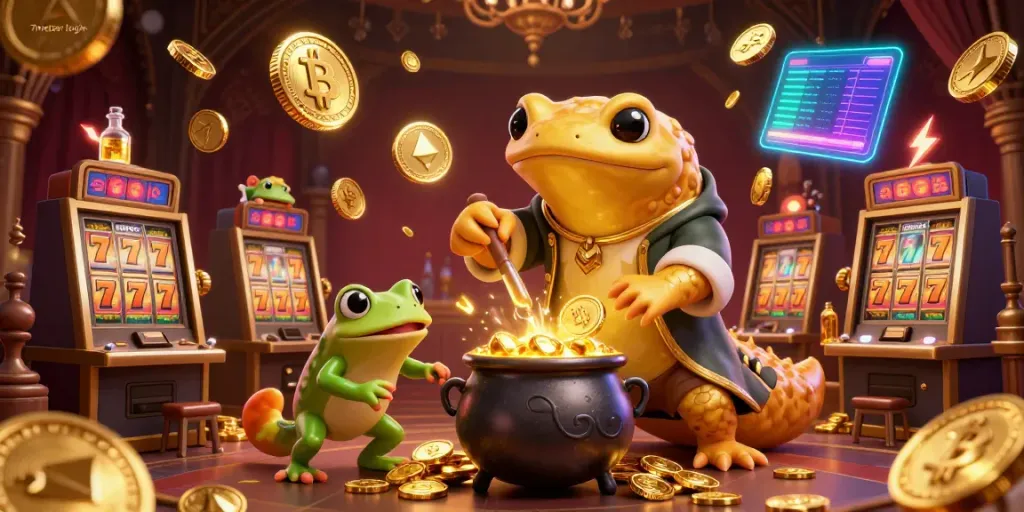 Experience thrilling wins with the 7meter login as the golden salamander transfigures coins in a vibrant casino.