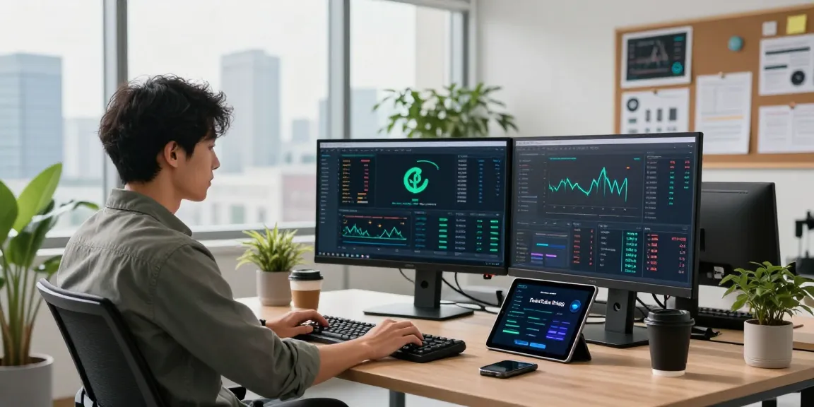 Efficient PulseChain Bridge process illustrated in a modern cryptocurrency trading environment