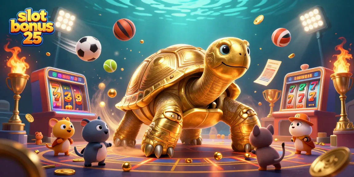 Engage in exhilarating slot bonus 25 gameplay with a dynamic 3D illustration featuring vibrant characters.