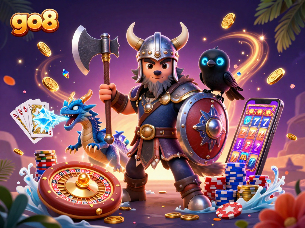 Experience thrilling gaming adventures with GO8's exhilarating slots and games.
