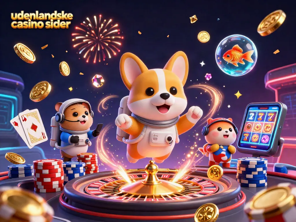 Engage with udenlandske casino sider in a vibrant casino scene filled with dynamic gaming elements.