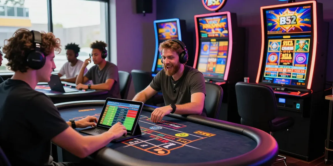 Players enjoying diverse games on B52 platform, highlighting the engaging online experience at https://b52club-game.jp.net/.