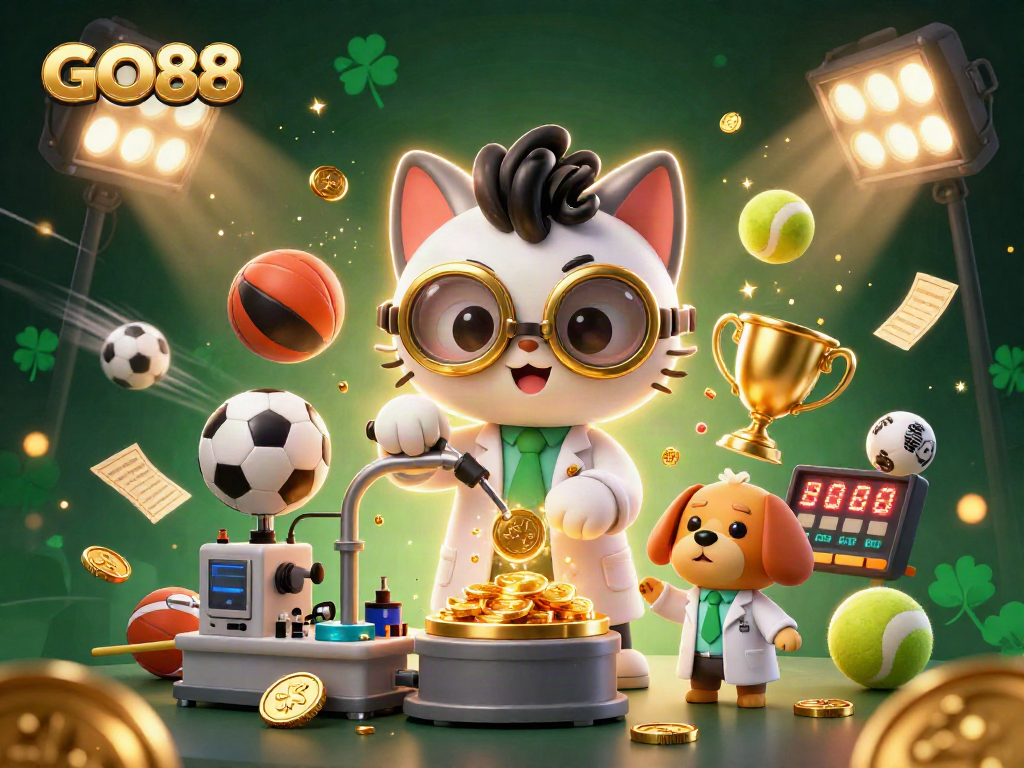 Engage with GO88's thrilling gaming world featuring dynamic sports elements and vibrant action.
