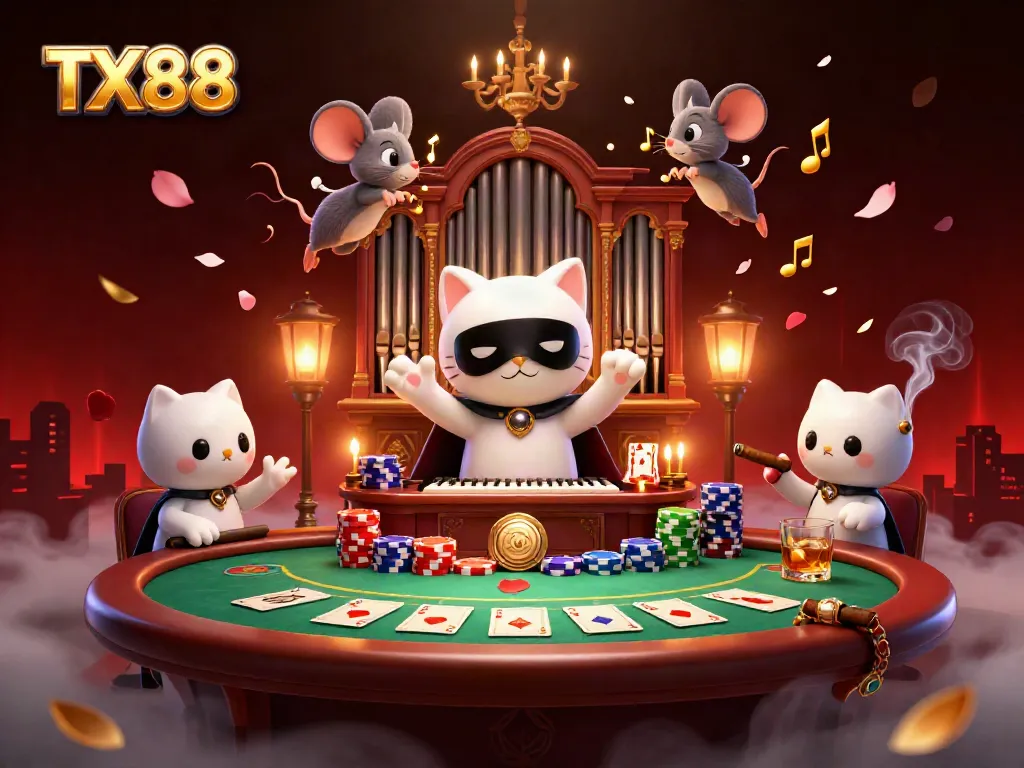 Experience thrilling gameplay at TX88 with immersive casino action in a rich, vibrant setting.